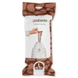 Brabantia Müllsäcke 40-45 Liter, mit Zugband, weiß, 20 Stück