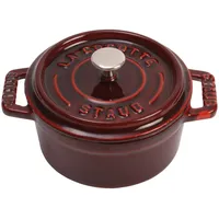 Staub Cocotte 10 cm rund grenadine-rot