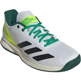 adidas Herren Pickleball Shoes, FTWR white/core black/collegiate green 48 2/3