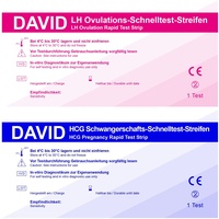 David Ovulationstest 20 miu/ml + Schwangerschaftst. 10miu/ml