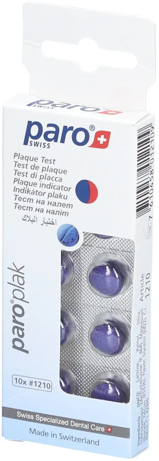 paro® Plaque Test Zahnfärbetabletten