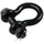Safetex Schäkel 16 mm Schwarz mit Bolzen, Mutter, Splint