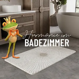 WECON HOME Badematte Jasbeer Beige 60 x 100 cm