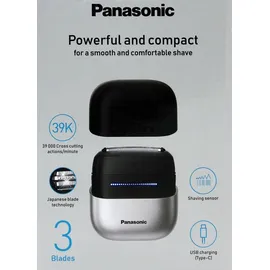 Panasonic ES CM3BKS503 Schwarz