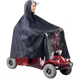 Regenponcho für Elektrofahrzeuge, Regenschutz für Mobility Scooter,Regenponcho Regenmantel Universal Winddicht,Rollstuhl-Regenmantel mit Kapuze,Umhang für Outdoor-Aktivitäten