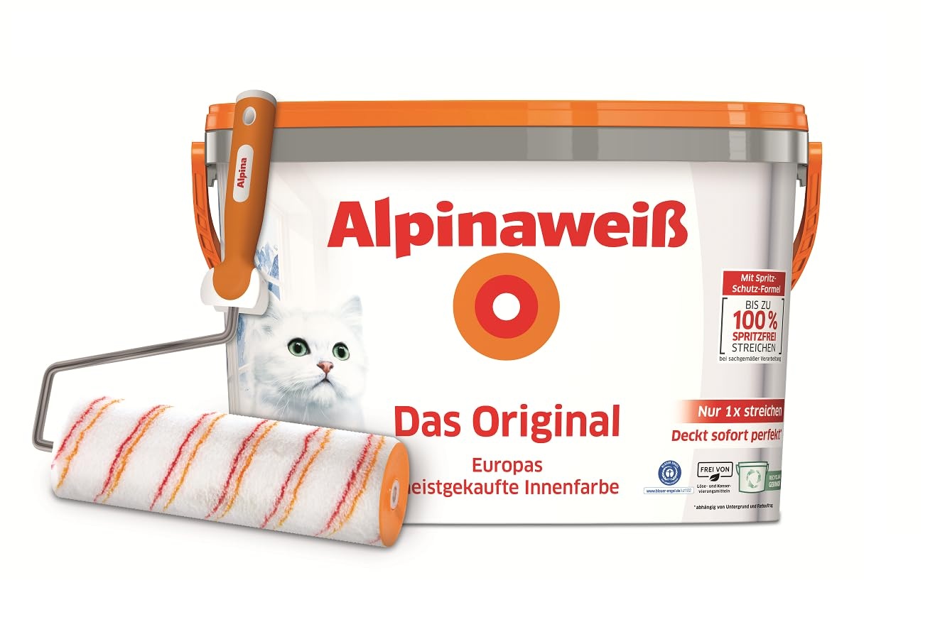 Alpinaweiß Das Original (+ gratis Roller, 10 l)