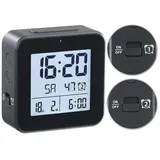 Infactory Funkwecker schwarz