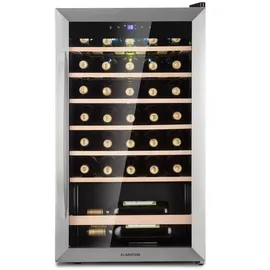 Klarstein Vinamour 32 Uno Weinkühlschrank 1 Zone 95 L / 36 Flaschen 4-18°C Touch