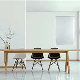 Relaxdays Thermo Verdunklungsrollo weiß