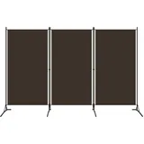 vidaXL Raumteiler Braun 260x180 cm