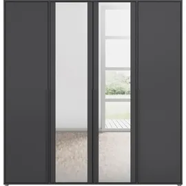 Rauch Drehtürenschrank Nagata 187 x 194 x 53 cm Grau
