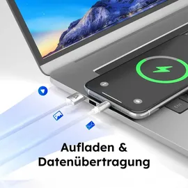 Alkaya USB-A auf Lightning 1 m Weiß