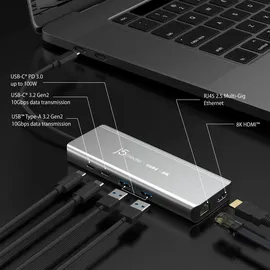 j5create JCD403 (USB-C, Dockingstation + USB Hub,