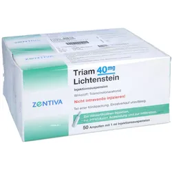 TRIAM 40 Lichtenstein Kristallsuspension Ampullen 100X1 ml