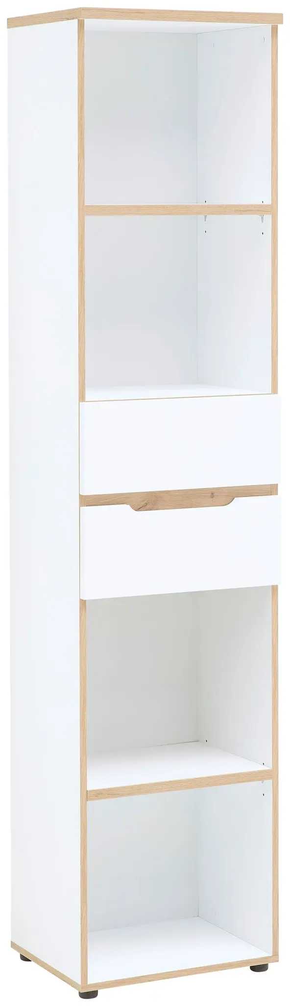 Innostyle Aktenregal Memphis Dekor Weiß, Braun Weiß / Eiche