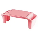 Laptoptisch Schreibtischunterlage Aktivitätstisch aus Kunststoff 30x60x21cm Pink