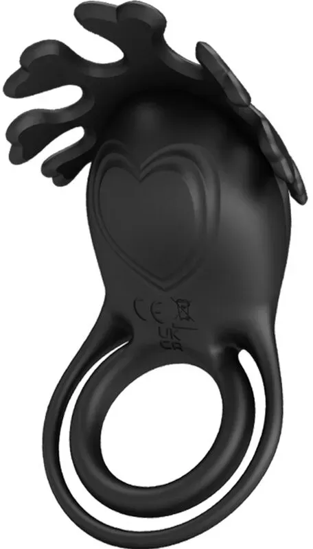 PRETTY LOVE - RUBEN VIBRATORRING 7 VIBRATIONEN SCHWARZES SILIKON
