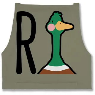 Shirtracer Kochschürze R Ente I Rente Geschenk Rentner I Rentnerin I Ruhestand Geschenk, (1-tlg), Rentner Rente grün