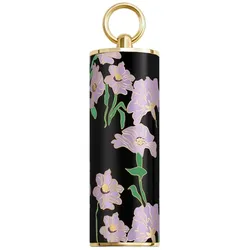 Carolina Herrera Lipstick Cap Make-up Accessoire Purple Flower Schwarz 