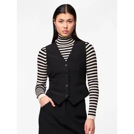 Pieces Anzugweste mit angedeutete Taschen Modell 'BOZZY VEST Black, XS
