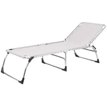 jan kurtz Fiam Amigo XXL Dreibeinliege 207 x 75 x 40 cm weiß klappbar