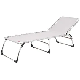 jan kurtz Fiam Amigo XXL Dreibeinliege 207 x 75 x 40 cm weiß klappbar