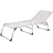 Amigo XXL Dreibeinliege 207 x 75 x 40 cm weiß klappbar