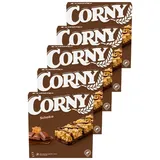 Protein-Müsliriegel Corny Schoko Riegel Mandeln Erdnüssen und Bienenhonig 150g 5er Pack