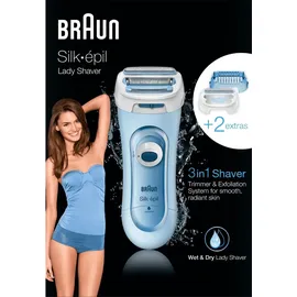 Braun Silk-épil LS 5160 weiß/blau