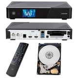 VU+ Uno 4K SE DVB-C FBC Receiver Twin Tuner PVR HDD 1TB Festplatte Kabel-Receiver