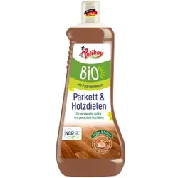 POLIBOY Bio Parkett & Holzdielen Pflege, Holzbödenreiniger zur Reinigung und Pflege, 1000 ml - Flasche
