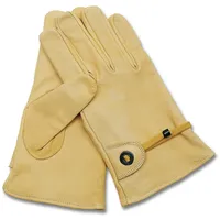 Max Fuchs MFH Herren Western Lederhandschuhe gefüttert beige, Größe XXL/11