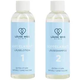 hoofdzorg kliniek Läuse Weg Klinik Premium Läuseshampoo in Kombination mit hochdosierter Lotion für Erwachsene – Kinder 200 ml Shampoo