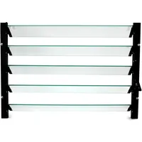 Vitavia Lamellen-Wandfenster 61 x 45 cm schwarz