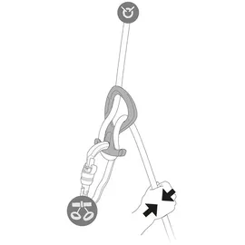 Petzl Pirana Club Abseilgerät Grün
