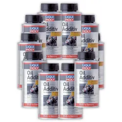 10x 125ml LIQUI MOLY 1011 Additiv Motoröl-Zusatz MoS2 Verschleißschutz Öl