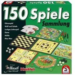 SCHMIDT SPIELE 49141 150er Spielesammlung, grün