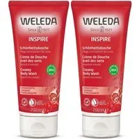 WELEDA Inspire Crème de Douche éveil des sens à la Grenade 2x200 ml