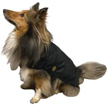 Fashion Dog Hunde-Regenmantel mit Fleecefutter Schwarz 65 cm 1 St