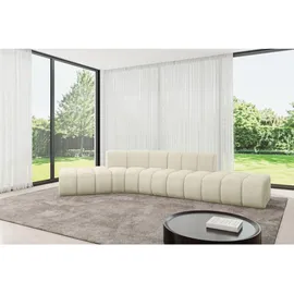 altdecor Ecksofa modulares Sofa Solven-L1 - 380x174x70 cm Beige