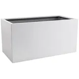 Vivanno Blumenkübel Maxi 60 x 30 x 30 cm weiß matt