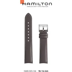 Hamilton - Jazzmaster Band-set Leder-violett-18/16 H690.323.126 - grau