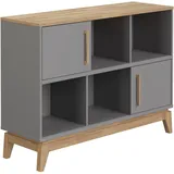 Paidi Sideboard STIENE 124 x 40 x 91 cm Grau
