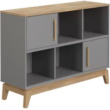 Paidi Sideboard STIENE 124 x 40 x 91 cm Grau
