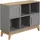 Paidi Sideboard STIENE 124 x 40 x 91 cm Grau