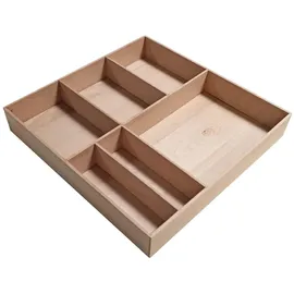 Fackelmann Organisations Box 38 x 4,5 x 37 cm 1-tlg. braun