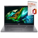 Acer Aspire A17-51, 64GB RAM, Intel Core 7-150U, Gaming-Notebook (44 cm/17.3 Zoll, Intel Core i7 150U, Nvidia GeForce RTX 2050, 500 GB SSD, Windows 11 Pro 64Bit + MS Office 2024 Pro, Beleuchtete Tastatur) 500 GB