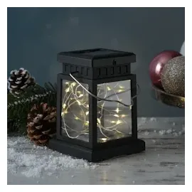 MARELIDA LED Solar Mini Laterne Gartenlaterne Gartenleuchte Lichtsensor 12,5cm
