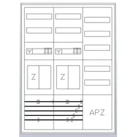ABN Zählerschrank eHZ 2Z 2R 1V 1APZ sHS/OKK IP43