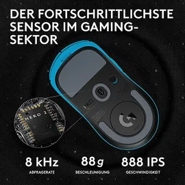 Logitech Pro X Superlight 2 Cyan